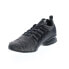 Фото #4 товара Puma Axelion Multi 19494701 Mens Black Canvas Athletic Running Shoes 9