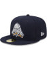 ფოტო #1 პროდუქტის Men's Navy Midland Rockhounds Marvel x Minor League 59FIFTY Fitted Hat