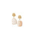 ფოტო #1 პროდუქტის Dome + Peachy Pearl Earrings
