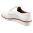 Фото #5 товара Softwalk Willis S1811-100 Womens White Narrow Leather Oxford Flats Shoes