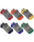 ფოტო #1 პროდუქტის Men's 6-Pk. Performance Tipped Color Heel Toe Low Cut Socks
