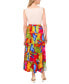 Petite Floral-Print Tiered Pull-On Maxi Skirt