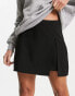 Фото #1 товара Pimkie side split skort in black