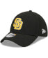 Men's Black San Diego Padres Logo 39THIRTY Flex Hat