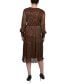 Фото #2 товара Платье NY Collection длинное сетчатое плиссированное для женщин