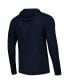 Men's and Women's Navy Dallas Mavericks Rowan Tri-Blend Long Sleeve Hoodie T-shirt