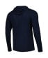 ფოტო #3 პროდუქტის Men's and Women's Navy Dallas Mavericks Rowan Tri-Blend Long Sleeve Hoodie T-shirt