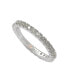 Фото #1 товара Кольцо Suzy Levian Thin Cubic Zirconia Eternity Band