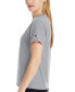 ფოტო #3 პროდუქტის Women's Cotton Classic Crewneck Logo T-Shirt