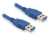 Фото #2 товара Delock USB 3.0-A male/male - 2m - 2 m - USB A - USB A - Male/Male - 5000 Mbit/s - Blue