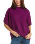 Forte Cashmere Textured Funnel Cashmere Popover Women's