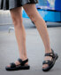 Фото #7 товара Women's Peyton Double Buckle Flatform Sandals