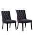 Фото #2 товара Newport Upholstered Side Chairs with Tufted Back, Set of 2