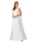 Фото #1 товара Women's Lace Mermaid Bridal Gown With Removable Cape