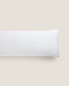 Extra long feather pillow