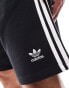 adidas Originals Adicolour 3-stripes shorts in black