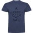 KRUSKIS Keep Calm And Sail short sleeve T-shirt Голубой, S - фото #2