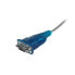 Фото #5 товара Адаптер USB к RS232 DB9 серого цвета Startech.com 0.43 м - USB 2.0 Type-A - DB-9 - Мужской - Мужской