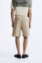 Jogger waist bermuda shorts