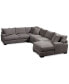 Фото #11 товара Rhyder 5-Pc. Fabric Sectional Sofa with Chaise, Created for Macy's