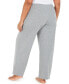 Womens Plus size Sleepwell Printed Knit pajama pant made with Temperature Regulating Technology