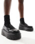 Koi Esgar chunky punk loafers in black