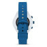 Фото #12 товара женские часы цифровые круглые синий браслет Fossil