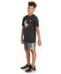 Фото #2 товара Футболка для малышей Adidas Графическая спортивная с коротким рукавом AEROREADY® Big Boys