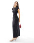 Фото #1 товара ASOS DESIGN low back maxi dress in black