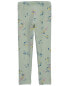 Toddler Floral Print Stretch Leggings 2T