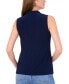 ფოტო #2 პროდუქტის Women's Sleeveless O-Zip Top