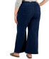 Фото #2 товара Plus Size Wide-Leg High-Rise Jeans, Created for Macy's