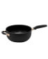 Фото #1 товара Accent Series Hard Anodized 4.5 Quart Non-stick Induction Chef Pan with Helper Handle
