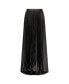 ფოტო #6 პროდუქტის Women's Long Pleated Satin Evening Skirt