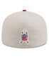 ფოტო #4 პროდუქტის Men's Stone, Scarlet San Francisco 49ers 2023 Salute To Service 59FIFTY Fitted Hat