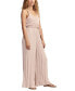 ფოტო #3 პროდუქტის Women's Pleated Satin Jumpsuit