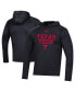 Фото #1 товара Men's Black Texas Tech Red Raiders Throwback Tech Long Sleeve Hoodie T-shirt