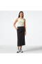 Фото #4 товара Dare To Midi Woven Skirt Kadın Siyah Etek