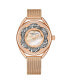 ფოტო #1 პროდუქტის Women's Rose Gold Mesh Stainless Steel Bracelet Watch 38mm