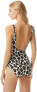 Фото #2 товара Michael Kors 271680 Women Leopard Lace-Up One-Piece Grommets Caramel 12