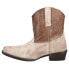 Фото #3 товара Roper Dusty Embossed Snip Toe Booties Womens Beige Casual Boots 09-021-0980-2907