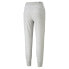 Фото #2 товара Puma Essentials Logo Elastic Waistband Sweatpants Womens Grey Casual Athletic Bo