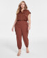 Plus Size Cargo Jogger Pants, Created for Macy's