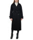 Women's Double-Breasted Wool Blend Maxi Coat