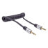 DCU Tecnologic Connection Jack 3.5 St. M-3.5 St. M Curly 1m