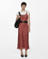 Women's Regular Check Long Dress