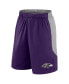 ფოტო #3 პროდუქტის Men's Purple Baltimore Ravens Big and Tall Team Logo Shorts
