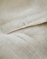 (160 gxm²) washed linen duvet cover