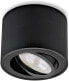 Фото #1 товара Sweet Led Surface-mounted spotlight, dimmable, black, flat, aluminium ceiling spotlights, replaceable 5 W module, surface-mounted light, swivelling ceiling light, round, surface-mounted spotlight, [Energy Class G]