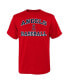 Big Boys Red Los Angeles Angels Heart and Soul T-shirt